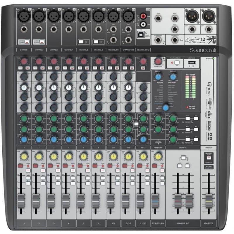 Soundcraft Signature 12MTK Mixer analogo USB Multitrack