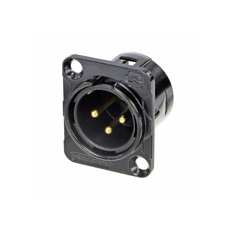 Rean RC3MDL-B Conector Macho Chassis