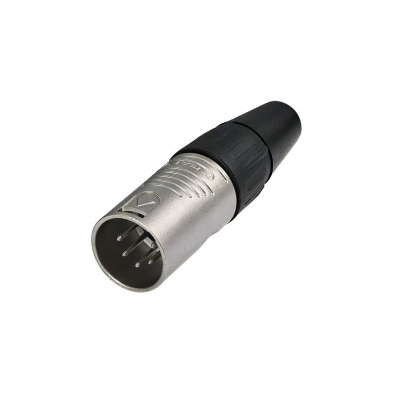 Rean RC5M XLR volante macho 5 pin cromado