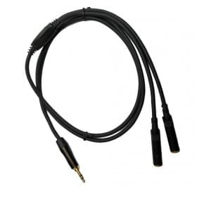 Rean NRA-140-0915-010 cable mini-plug stereo / 2 mini Jack Stereo (Y) 1,0MTS