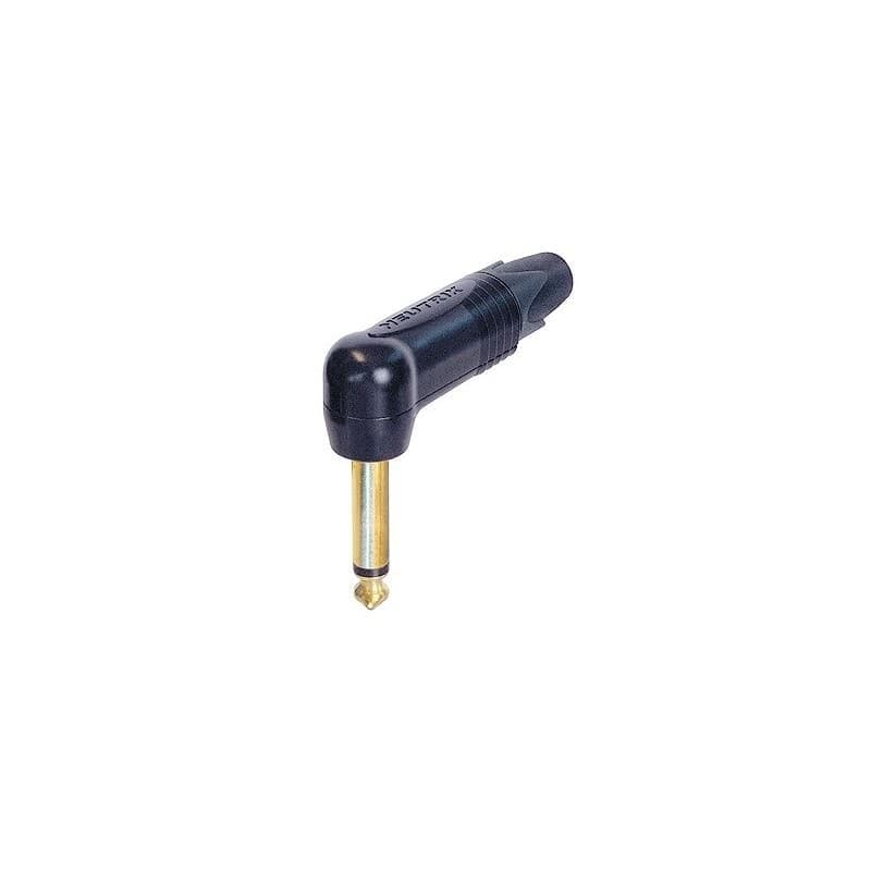 Neutrik NP2RX-B Plug Volante en L Mono Volante punta de oro