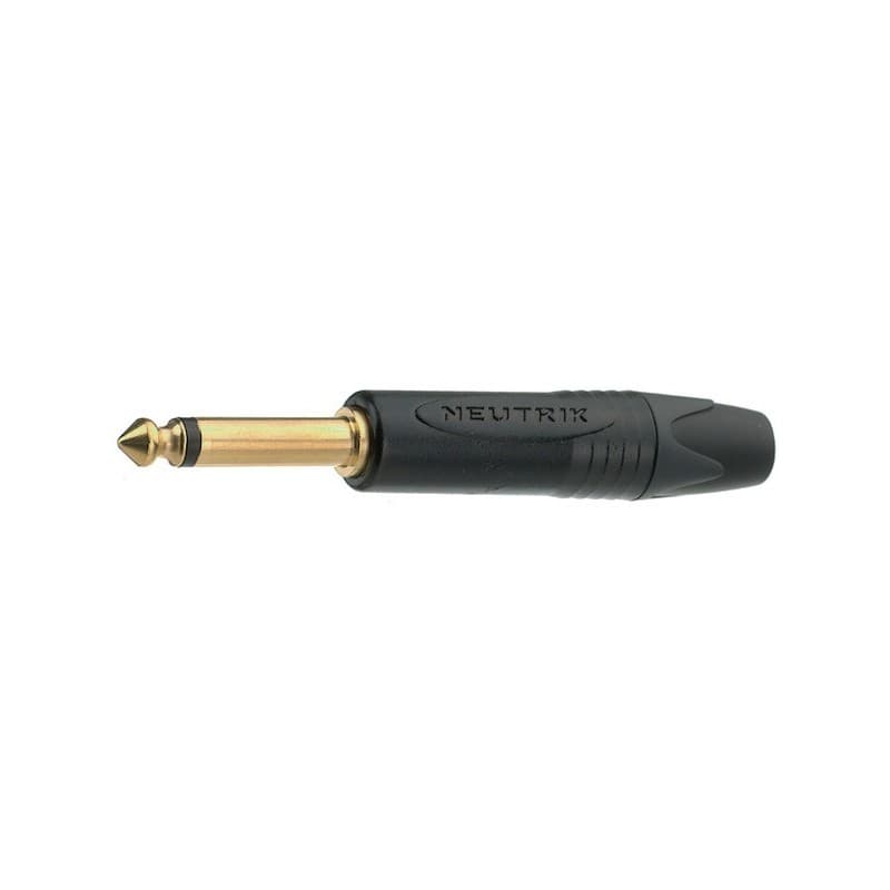 Neutrik NP2X-B Plug Volante Mono Volante punta de oro