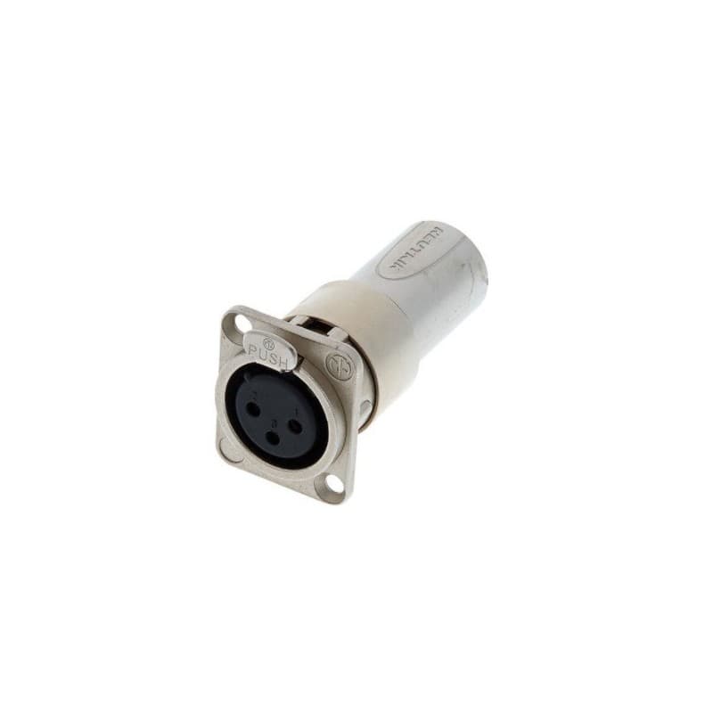 Neutrik NA3FDM Copla Chasis Hembra a Macho 3 pin