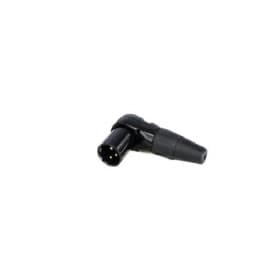 Rean RC3MR-BAG XLR conector macho volante negro en L