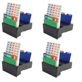 JANNERSTEN 1706E BIDDING BOX BID BUDDY AZUL OSCURO SET 4 UNID