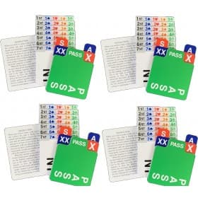 JANNERSTEN 1413 BIDDING CARDS NEO SET 4 UNID