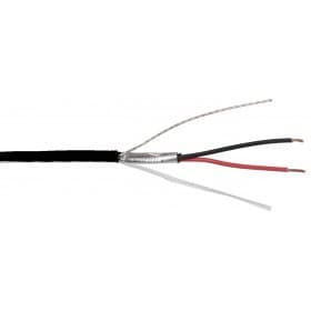 Liberty 22-2C-PSH-BLK Cable Balanceado Negro Delgado con foil para Instalaciones fijas