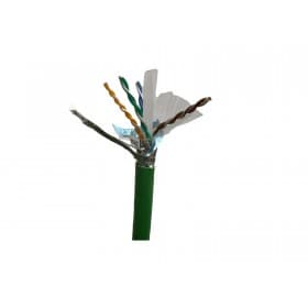 NHTD CABLE RED FTP C6A 4P 23AWG INT LSZH VERDE BLINDADO (BAJO-HUMO-CERO-HALÓGENO)
