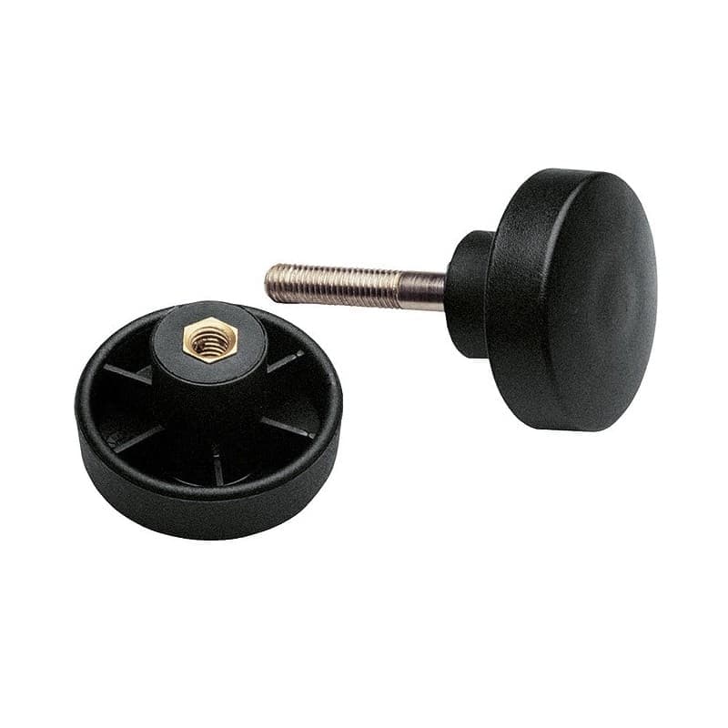 K&M 21394 fijaciones con hilo para barra (set 4 unidades M/H)
