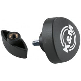 K&M 24621 Set de tornillos para 24622 (Macho y Hembra)