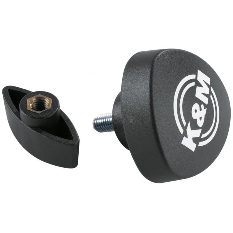 K&M 24621 Set de tornillos para 24622 (Macho y Hembra)