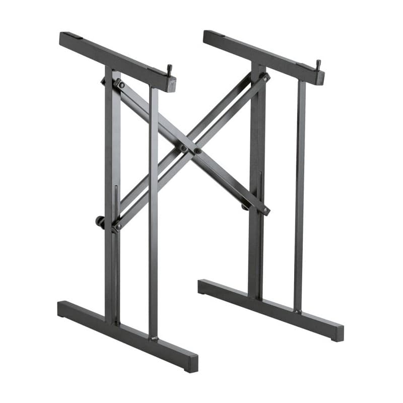 K&M 42040 Atril para consola ancho ajustable (Hecho en Alemania)