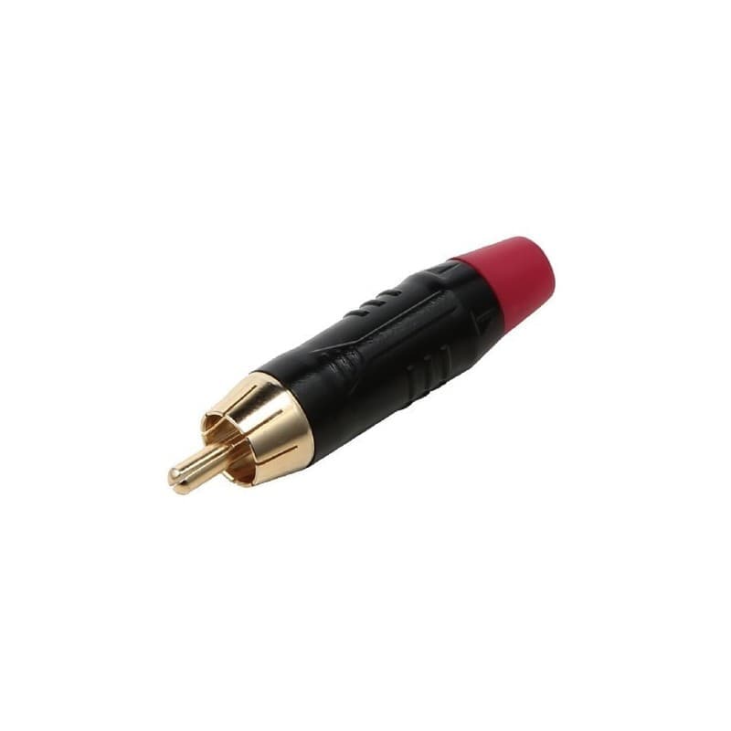 Studiomaster CRM006BR Conector RCA Macho Negro/Rojo