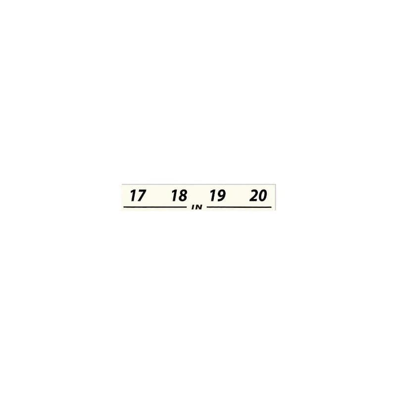 Neutrik NSBL17in etiqueta Stagebox 17-20 entradas 104x19mm