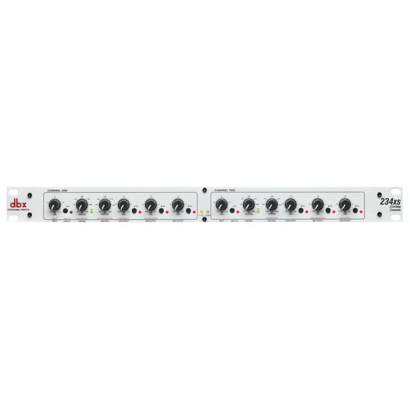 DBX 234XS Crossover estéreo de 2/3 vías mono de 4 vías con conectores XLR