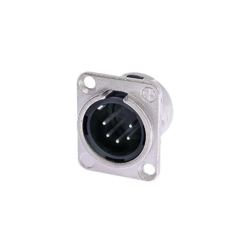 Neutrik NC5MD-L-1 XLR macho panel cuadrado 5 pines