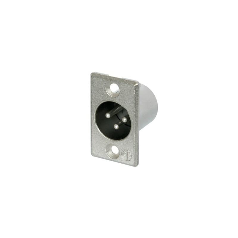 Neutrik NC3MP XLR macho panel rectangular 3 pines