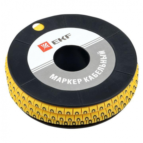 Маркер каб. 1.5кв.мм "0" (к-1000ед) (ЕС-0) EKF plc-KM-1.5-0 фото 3