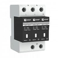 Ограничитель перенапряжения имп. ОПВ-C/3P 20кА 400В EKF opv-c3