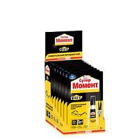 Клей "Супер Момент" 3г на единичном блистере в шоу-боксе Момент C0036304