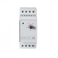 Терморегулятор DEVIreg D-330 (+5град.C-+45град.C) на шину DIN с датчиком на проводе 16А DEVI 140F1072