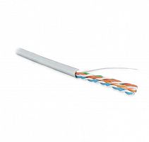 Кабель витая пара U/UTP кат.5e 4х2х24AWG solid LSZH нг(А)-HF UUTP4-C5E-S24-IN-LSZH-OR-305 оранж. (уп.305м) Hyperline 46858