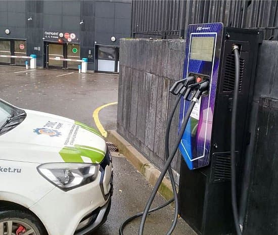 Реализован проект: Быстрая зарядная станция на 120 кВт⚡️БЦ «Лотос», Москва