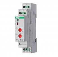 Реле времени PO-415 (задержка выкл./управ. контактом 230В 16А 1перекл. IP20 монтаж на DIN-рейке) F&F EA02.001.018