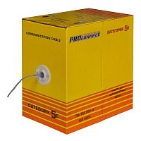 Кабель UTP 4х2х24AWG кат.5е медь 305м (м) PROCONNECT 01-0052
