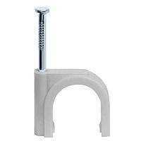 Скоба крепежная круглая с гвоздем d4мм NCR-04-50 (уп.50шт) Navigator 71065