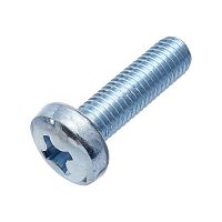 Винт с полукруглой головкой М6х12 DIN 7985 класс прочн. 4.8 цинк (уп.100шт) пакет СТРОЙМЕТИЗ UTORM3101628