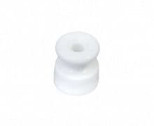 Изолятор для наружного монтажа керамика бел.(уп.50шт) Bironi R-IZ-21-50