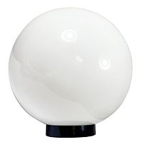 Светильник НТУ 06-100-01 "Шар" 400 Б 100Вт E27 IP55 опал ПММА /корпус плоск. черн. (инд. упак.) Элетех 1030480231