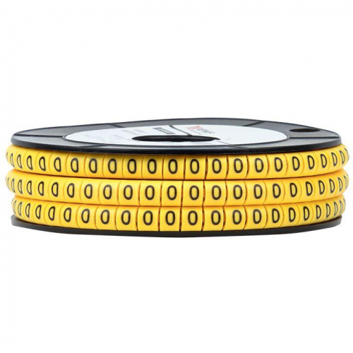 Маркер каб. 1.5кв.мм "0" (к-1000ед) (ЕС-0) EKF plc-KM-1.5-0 фото 2