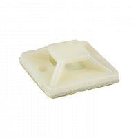 Площадка самоклеящаяся 25х25мм бел. (уп.100шт) EKF plc-25x25