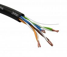 Кабель  UTP 4x2x24 AWG Cat5e CU PE OUTDOOR 305м (м) ЭРА Б0044431