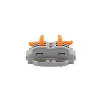 Клемма строительно-монтажная СМК проходная 3п 0.08-4кв.мм с монтажной площадкой сер. (блист.5шт) Rexant 07-6263-5