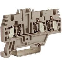 Изолятор прох. HMM.2/1+2GR 2.5кв.мм сер. DKC ZHM510GR