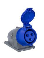 Розетка наружн. уст. 32А 2P+E IP44 ABB 2CMA193122R1000