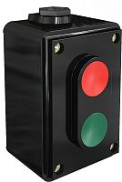 Пост кнопочный 2-м ПКЕ-02 LA4-2H 2НО+2НЗ черн. DEKraft 25064DEK