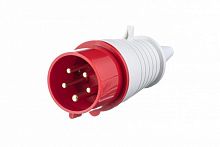 Вилка эл. каб. 16А 3P+E+N 380В тип. роз. 015 IP44 SchE 26003DEK