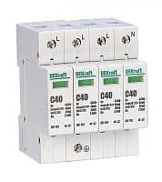 Ограничитель перенапряжения ОП-101 4P 40кА C 420В SchE 18018DEK