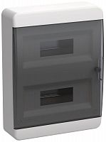 Корпус пластиковый ЩРН-П-24 IP41 черн. прозр. дверь TEKFOR IEK TF5-KP12-N-24-41-K01-K03