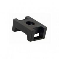 Площадка для крепления стяжки 16х22.2мм черн. (уп.100шт) Rexant 07-2103