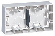 Коробка для наружн. монтажа 2-м Etika бел. Leg 672530