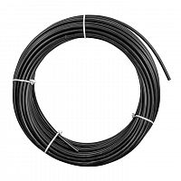 Труба гладкая ПНД жесткая d20мм черн. (уп.100м) PROxima EKF tpndg-20