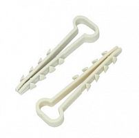 Дюбель-хомут 5-10 для плоского кабеля прямоуг. бел. (уп.100 шт) PROCONNECT 07-4611