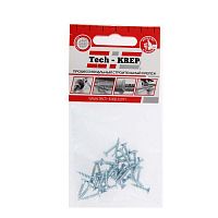 Шуруп универсальный 3.0х12 цинк. с потайной головкой (уп.40шт) пакет Tech-Krep 102408
