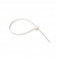 Хомут под винт 3.6х150 нейл. бел. (уп.100шт) REXANT 07-0154