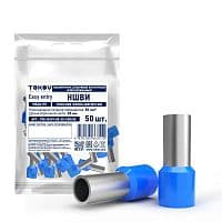 Наконечник штыревой втулочный изолированный НШВИ 50-20 TOKOV ELECTRIC TKE-NSVI-50-20-C08/50